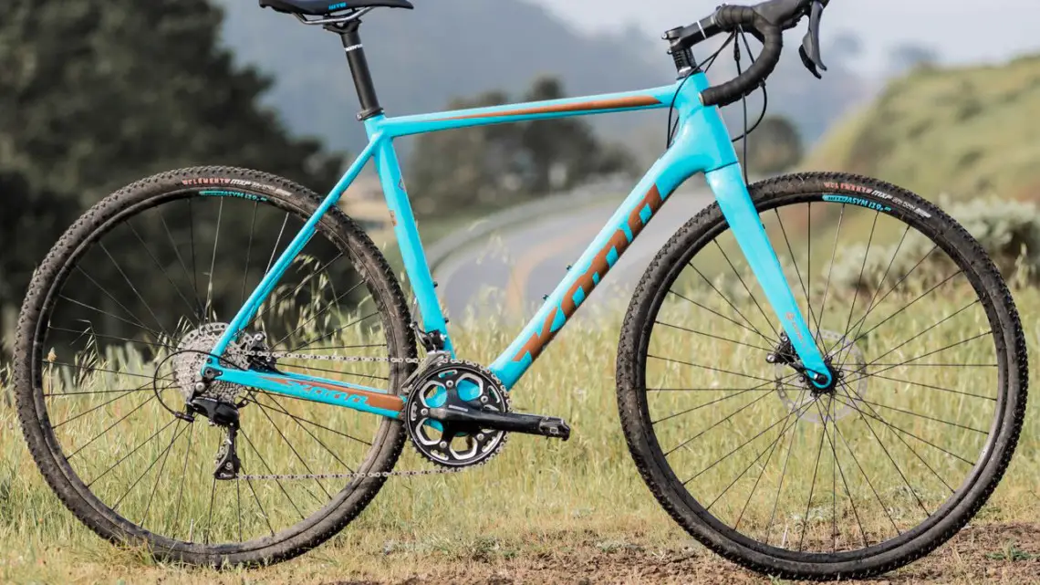 The $3,000 2018 Kona Major Jake cyclocross bike with a Shimano 105 groupset. © C. Lee / Cyclocross Magazine