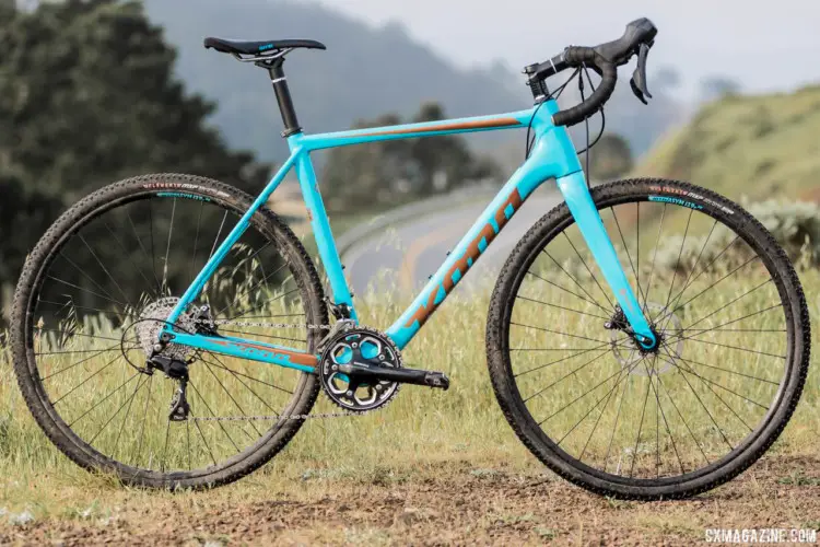 The $3,000 2018 Kona Major Jake cyclocross bike with a Shimano 105 groupset. © C. Lee / Cyclocross Magazine