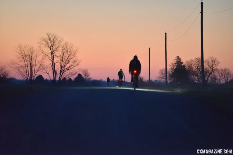 The pretty colors were a nice consolation prize for the 300+ miles in the saddle. 2018 Trans Iowa Gravel Race. © Jon Duke / Cyclocross Magazine