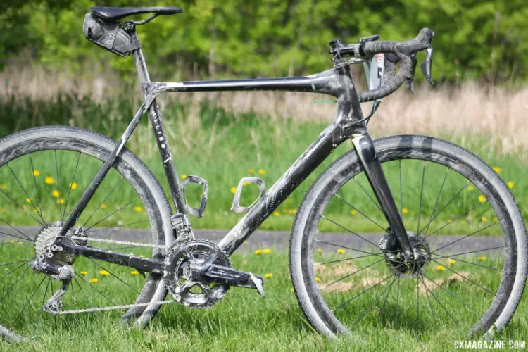 The author's Allied Alfa All-Road finished with a nice coat of Minnesota dust. Stay tuned for a profile of the gravel bike. © Cyclocross Magazine