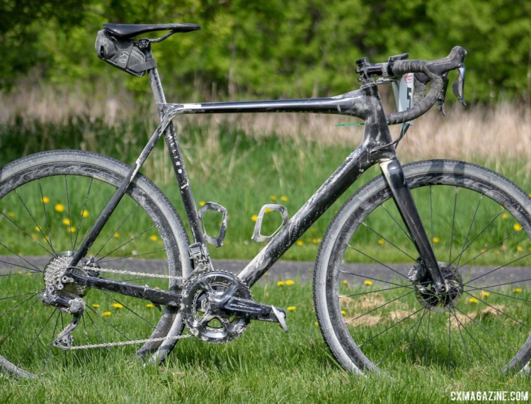 The author's Alfa Allroad bike picked up some Minnesota dust on the warm Almanzo 100 afternoon. Almanzo 100 Allied Alfa Allroad. © Cyclocross Magazine
