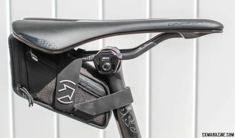 A Pro Vibe seatpost held a Pro Griffon saddle. A Pro saddle bag held the gravel race essentials. Almanzo 100 Allied Alfa Allroad. © Cyclocross Magazine