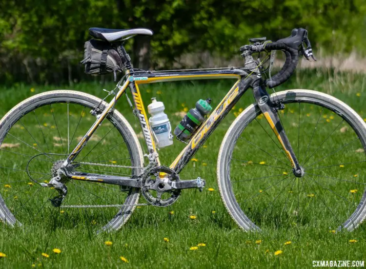Dee Dee Winfield's 2018 Almanzo-100-Winning Blue Norcross SL. © Cyclocross Magazine