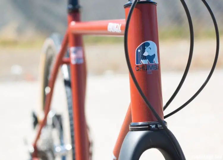 Chumba offers the Terlingua with 12 different finishing colors. Chumba Cycles USA Terlingua. 2018 Sea Otter Classic cyclocross and gravel new products. © Cyclocross Magazine