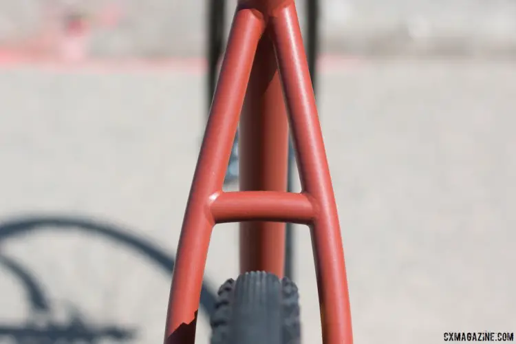 The Terlingua interestingly does not come with a rack/fender mount on the seatstay bridge. Chumba offers a 29er bike designed specifically for bike touring. Chumba Cycles USA Terlingua. 2018 Sea Otter Classic cyclocross and gravel new products. © Cyclocross Magazine