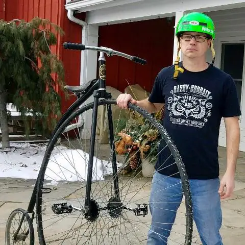 Jeff Jacobi poses with his bike before this year's Barry-Roubaix. photo: courtesy