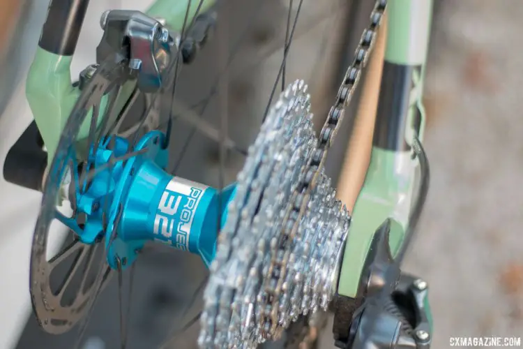 1.7 degrees of engagement? 68% less drag and quiet? Project 321 freehubs add to the appeal of Knight Composites' new TLA tubeless aero carbon wheelsets. Stay tuned for a review. 2018 Sea Otter Classic cyclocross and gravel new products. © Cyclocross Magazine