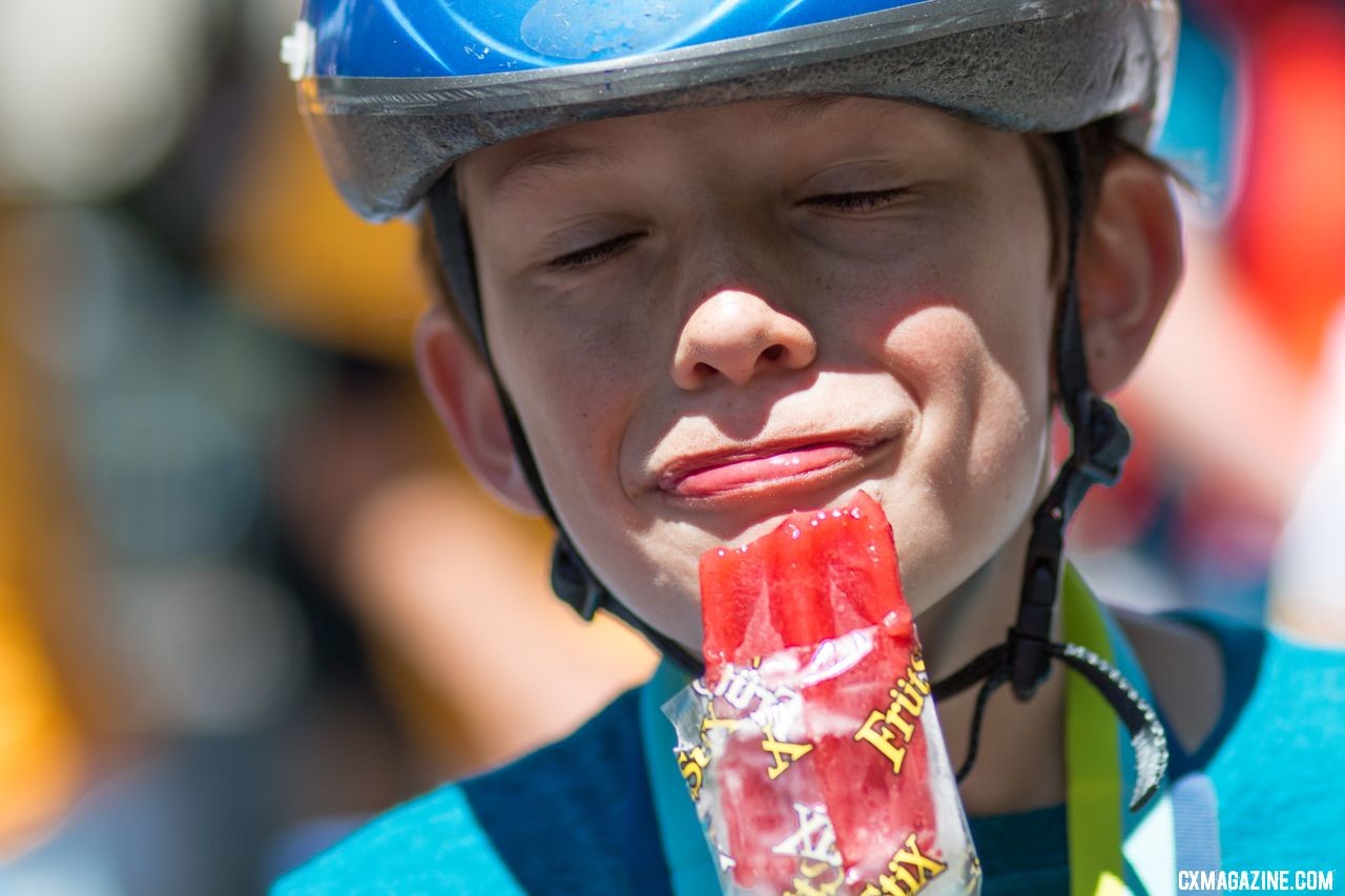 Every Ryan's Ride racer gets the sweet taste of victory. © A. Yee / Cyclocross Magazine