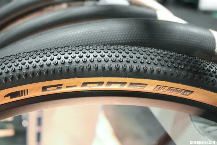 Schwalbe fans will be happy to see a tanwall G-One and X-One, but tubeless fans may be bummed to learn they are not tubeless ready. © Cyclocross Magazine