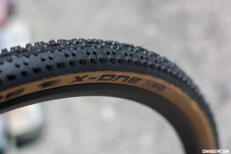 Schwalbe fans will be happy to see a tanwall G-One and X-One, but tubeless fans may be bummed to learn they are not tubeless ready. © Cyclocross Magazine