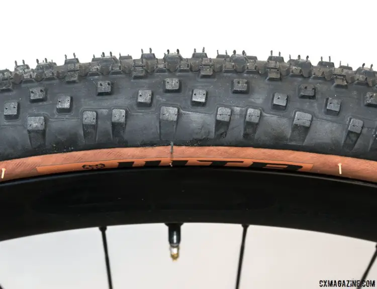 WTB's Resolute 42 gravel tire comes in the company's iconic copper tanwall color. © Cyclocross Magazine