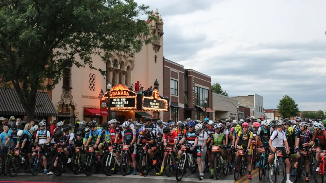 The Dirty Kanza 200 has grown a bit since it started.. 2018 Dirty Kanza 200. © Z. Schuster / Cyclocross Magazine