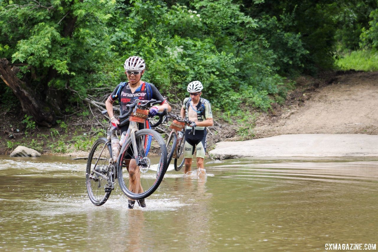 Takeshita had much better luck at the DK200 this year. 2018 Dirty Kanza 200. © Cyclocross Magazine