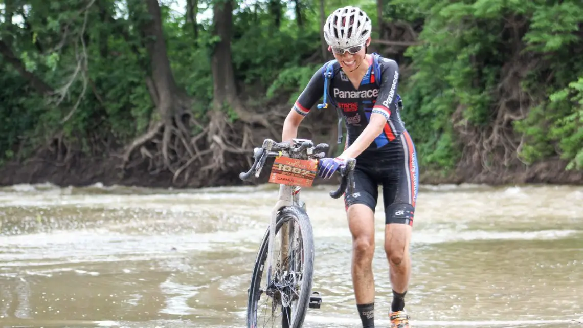 Kae Takeshita headed to Dirty Kanza in 2018 looking to turn around some bad luck. 2018 Dirty Kanza 200. © Cyclocross Magazine