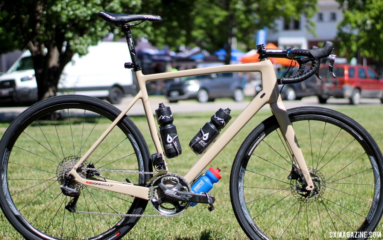 Jamey Driscoll's 2018 Dirty Kanza 200 Donnelly G//C Gravel Bike. © Z. Schuster / Cyclocross Magazine