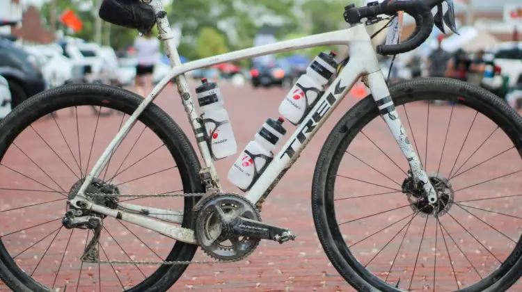 Sven Nys' 2018 Dirty Kanza 200 Trek Checkpoint. © Z. Schuster / Cyclocross Magazine