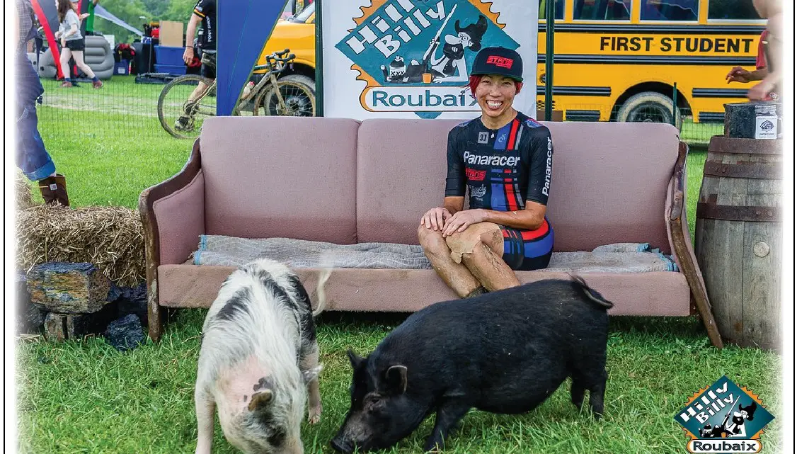 Kae Takeshita traveled to West Virginia from Chicago and came home with a win. 2018 Hilly Billy Roubaix. © Mike Briggs