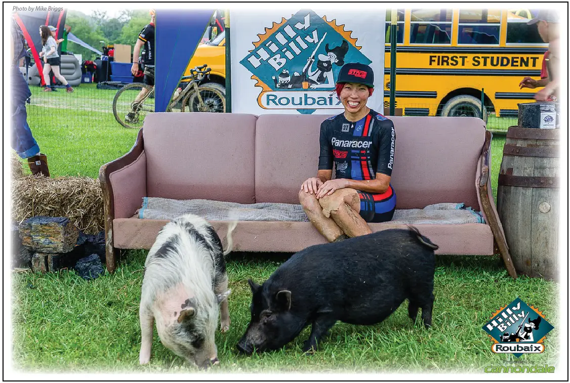 Kae Takeshita traveled to West Virginia from Chicago and came home with a win. 2018 Hilly Billy Roubaix. © Mike Briggs