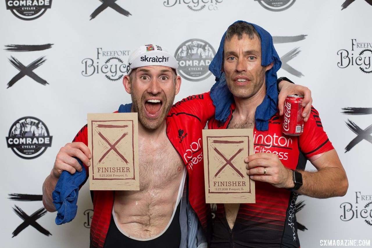 Each finisher got a plaque to commemorate their accomplishment. Illinois' 2018 Ten Thousand Gravel Ride. © DREIBELBIS + FAIRWEATHER