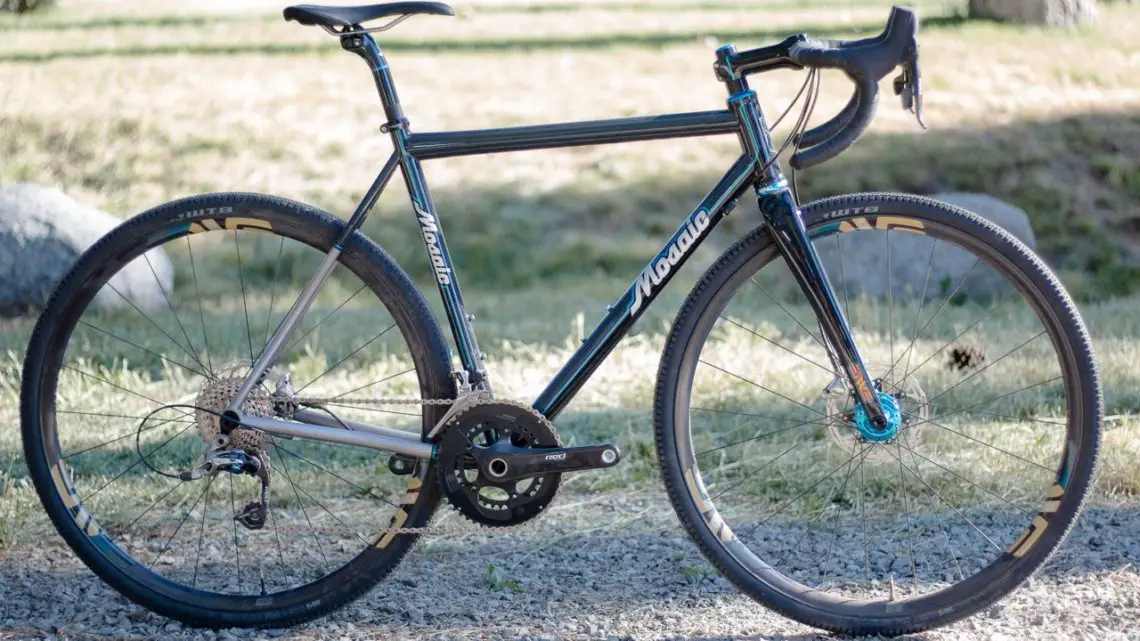Mosaic Bespoke Bicycles' titanium GT-1 up for grabs via the Sierra Buttes Trail Stewardship raffle. © Cyclocross Magazine