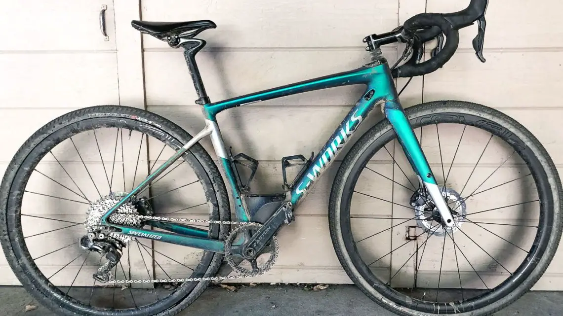 Olivia Dillon's 2018 Lost and Found winning Specialized S-Works Diverge gravel bike. photo: courtesy