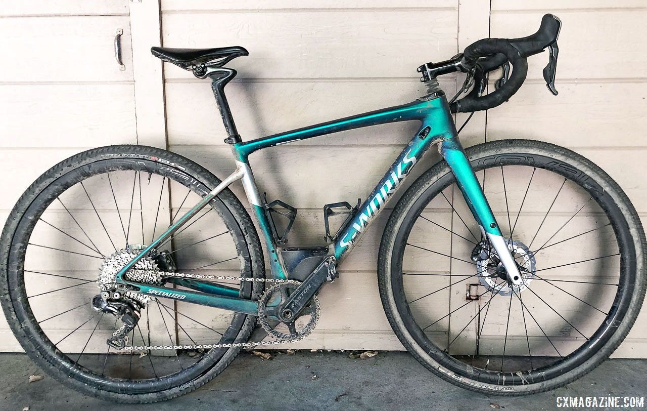 Olivia Dillon has upgraded her ride to an S-Works Diverge. Olivia Dillon's 2018 Lost and Found winning Specialized S-Works Diverge gravel bike.