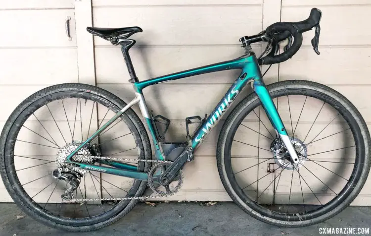 Olivia Dillon's 2018 Lost-and-Found-winning Specialized S-Works Diverge gravel bike.