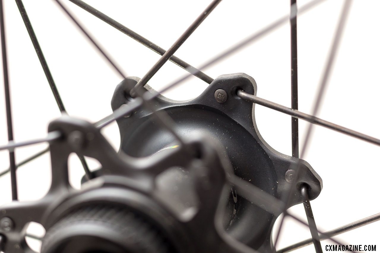 The wheels come with DT Competition J-bend spokes. Ritchey WCS Apex 38 Tubeless Carbon Road Disc Wheelset. © Cyclocross Magazine