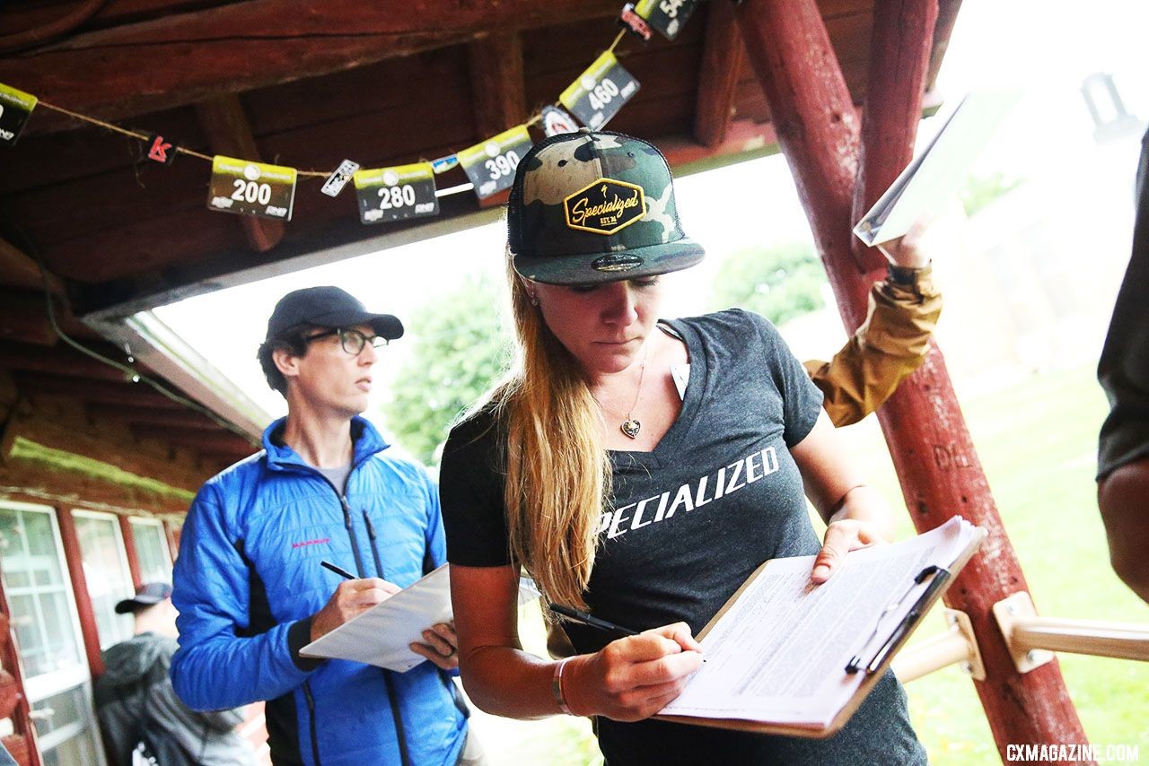 Alison Tetrick signing her life away — Crusher. © Cathy Fegan-Kim