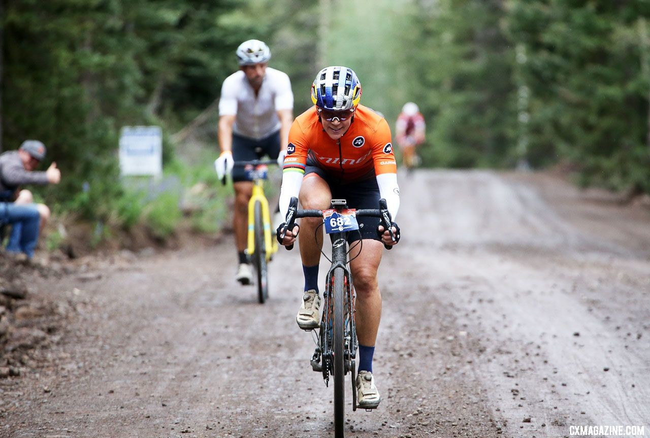 Rebecca Rusch (Redbull/Niner) in her element. © Cathy Fegan-Kim