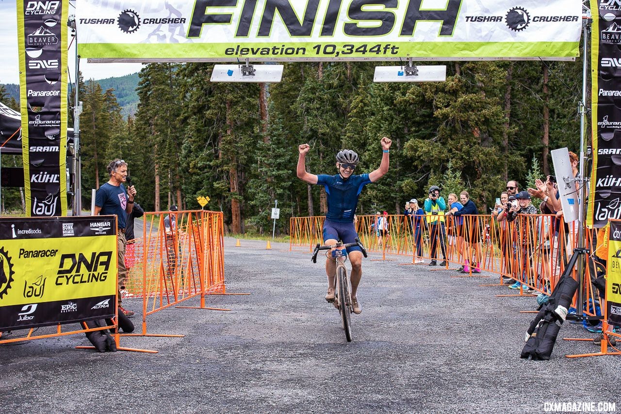 Zach Calton wins the 2018 Crusher in the Tushar. © Steven L. Sheffield