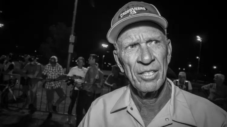 Brook Watts oversaw CrossVegas for its 11 years. He recently sold the new RenoCross race to the Reno Cyclocross group. 2017 CrossVegas. © A. Yee / Cyclocross Magazine