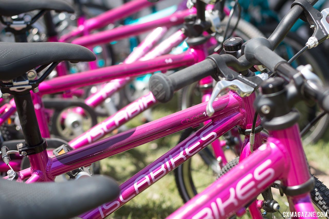 Islabikes has a slew of lightweight flat bar bike options with nearly every wheel size for the young cyclocross racer. © Cyclocross Magazine