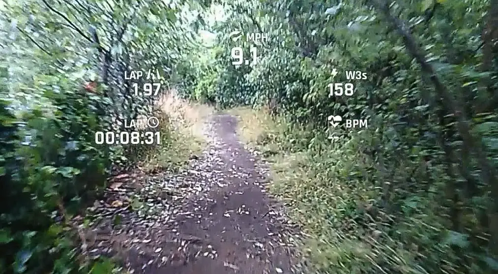 The heads-up display on the Raptor displays information while still letting you focus on the task at hand. Everysight Raptor Augmented Reality Glasses.