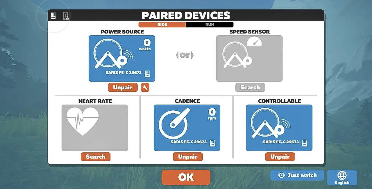 Zwift pairs with your trainer and sensors using either Bluetooth or Ant+. Zwift review.