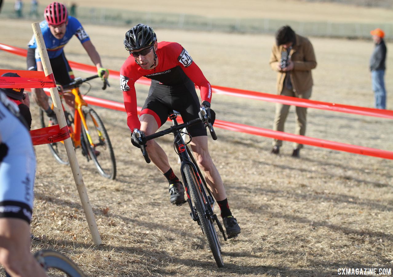 Justin Thomas took advantage of a work sabbatical to travel the U.S. racing cyclocross to prepare for Reno Nationals. 2018 Reno Cyclocross Nationals. © D. Mable / Cyclocross Magazine