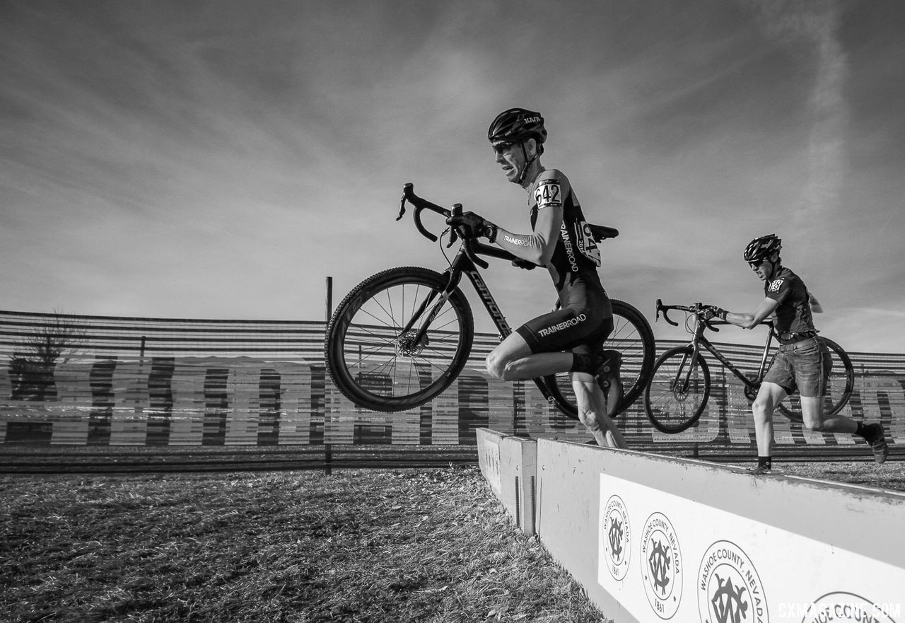 Thomas got to work on his skills and racing before heading to Reno Nationals in his hometown. 2018 Reno Cyclocross Nationals. © D. Mable / Cyclocross Magazine