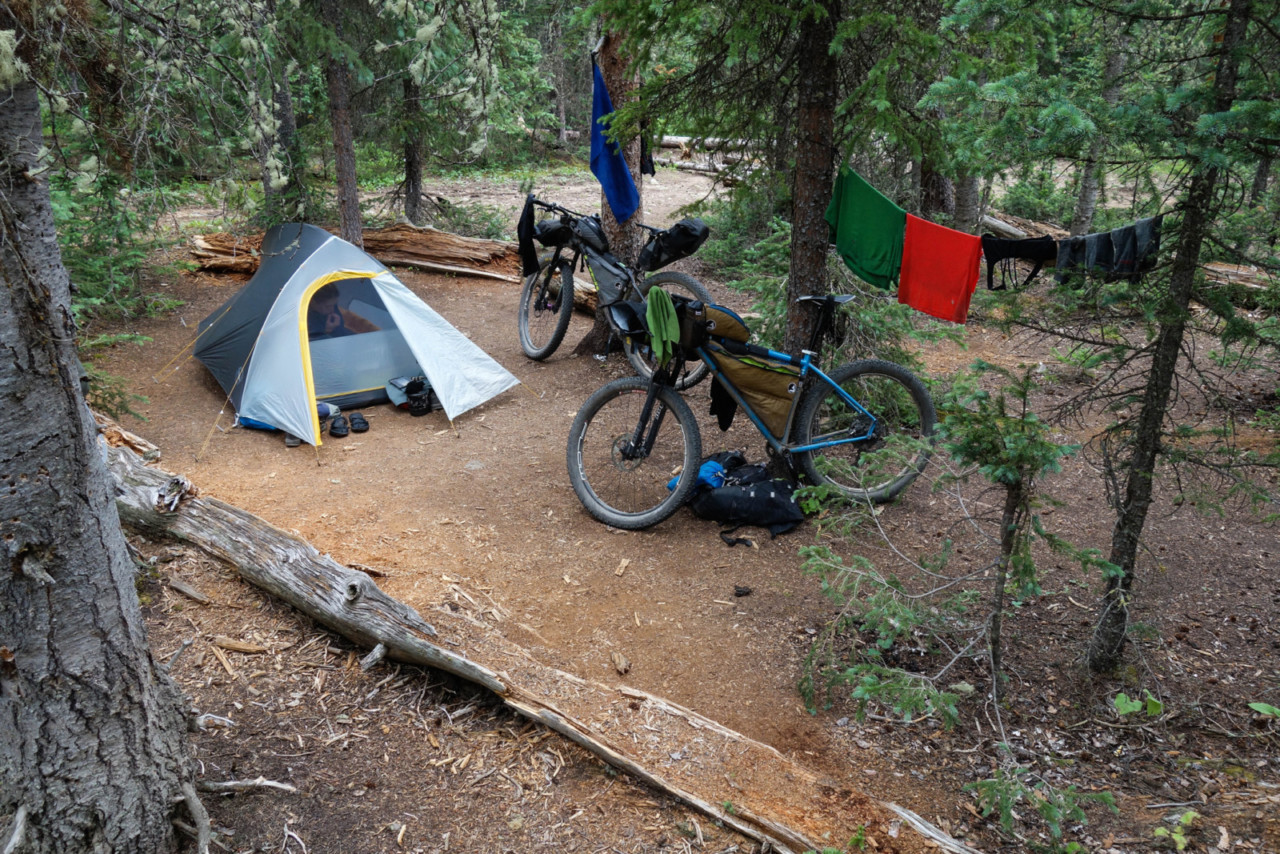 Bikepacking is another way to enjoy gravel roads that Legan writes about in his book. photo: Eric Hockman