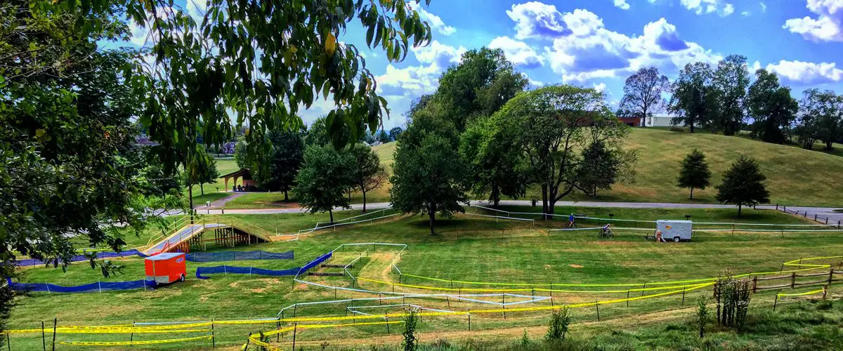 Roanoke's Fallon Park features a permanent cyclocross course. 2017 Go
