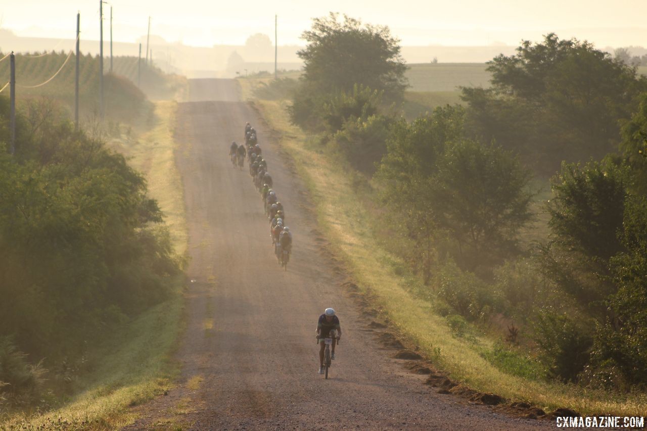 There are plenty of hills at Gravel Worlds. 2018 Gravel Worlds © Z. Schuster / Cyclocross Magazine