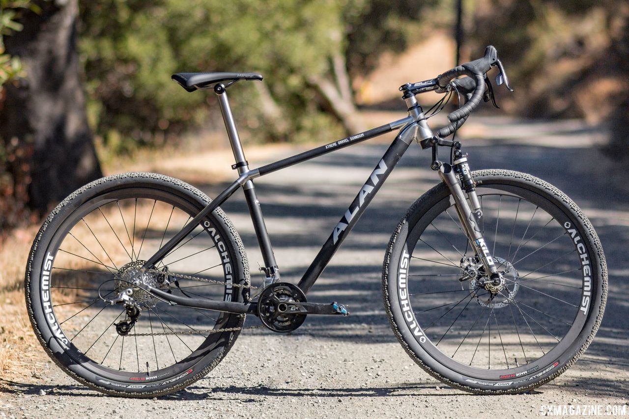 Alan Xtreme Gravel Scandium with Kilo fork and Alchemist wheels. © Cyclocross Magazine