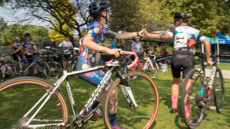 Relays allow opponents the chance to team up for a weekend before they do battle the rest of the season. 2018 xXx Racing-Athletico Relay Cross, Chicago. © Robert Clark
