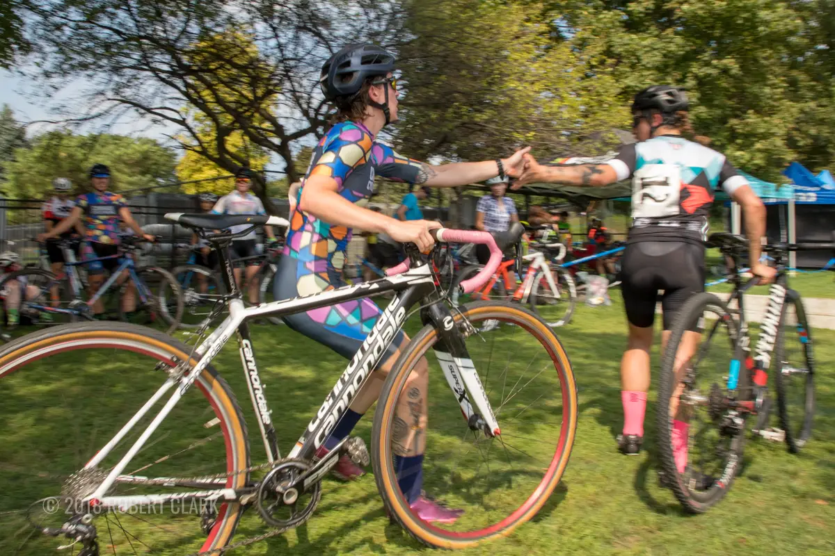 Relays allow opponents the chance to team up for a weekend before they do battle the rest of the season. 2018 xXx Racing-Athletico Relay Cross, Chicago. © Robert Clark