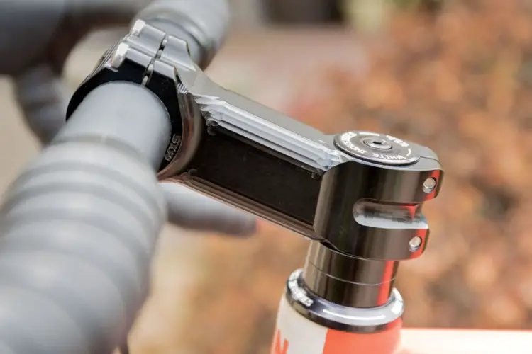 Our review bike came with a 15-degree Paul Components Boxcar stem. Von Hof Steel ACX Cyclocross Bike. © C. Lee / Cyclocross Magazine
