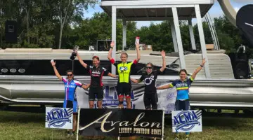 Women's podium. 2018 Alma GP in Michigan. photo: Brian Hancock