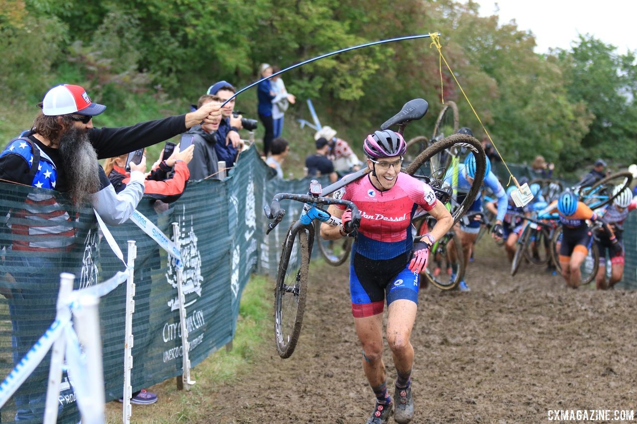 Cyclocross should be fun, especially for amateur athletes. 2018 Jingle Cross Day 3, Sunday. © D. Mable / Cyclocross Magazine