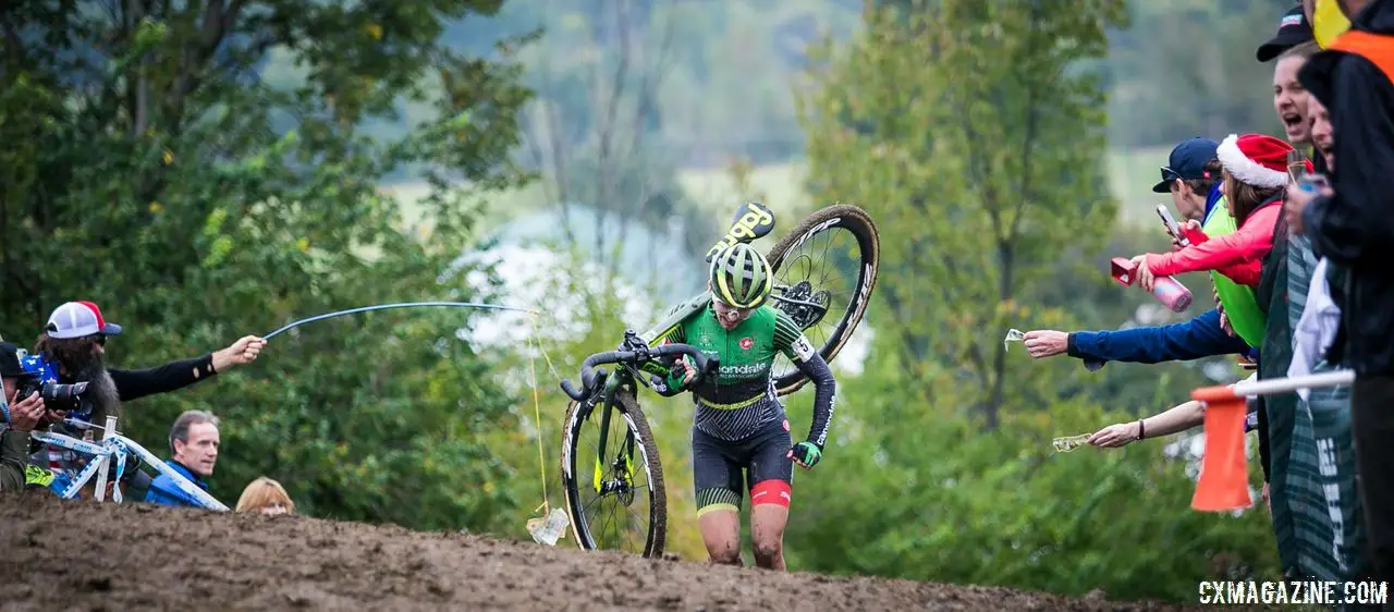 Keough won in the mud at Jingle Cross, so she was a late favorite when conditions in Louisville turned ugly. 2018 Jingle Cross Day 3, Sunday. © J. Corcoran / Cyclocross Magazine