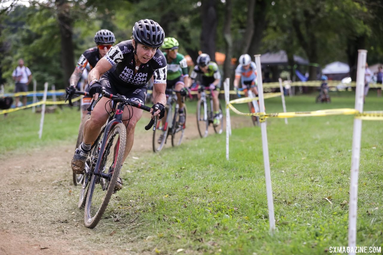 Laura Van Gilder got two podiums in two days of racing. 2018 Nittany Lion Cross Day 2. © B. Buckley