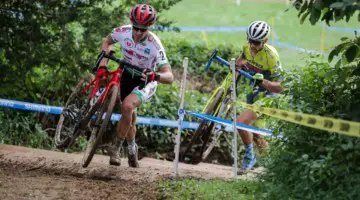 Boulo and Werner led the race. 2018 Nittany Lion Cyclocross Day 1. © Bruce Buckley