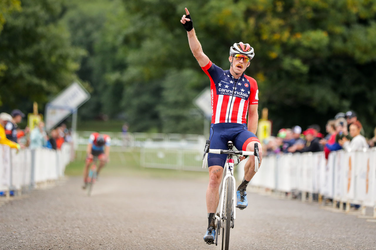 Hyde had a monster weekend in Rochester but then got hurt in Waterloo. 2018 Rochester Cyclocross Day 2. photo: Bruce Buckley